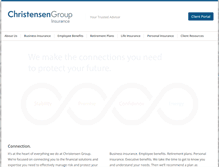 Tablet Screenshot of christensengroup.com